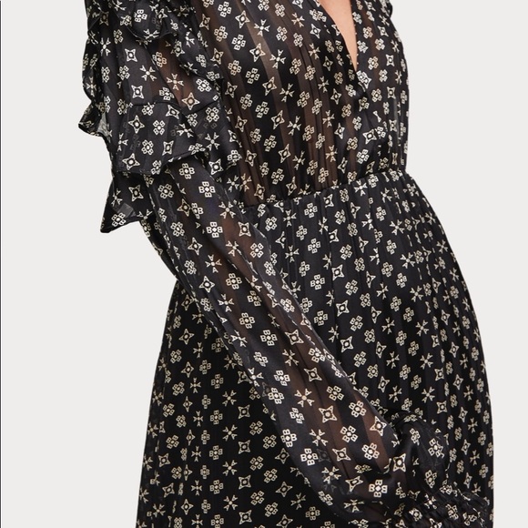 Scotch and Soda black and white maxi dress Size Medium - Picture 6 of 15